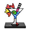 Romero Britto- Limited Edition Resin Sculpture "martini"