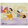 Flintstones Jam Session Limited Edition Sericel from the Popular Animated Series The Flintstones with Certificate of Authenticity.