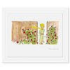 Antoine de Saint-Exupery 1900-1944 (After), "The Little Prince In The Garden" Framed Limited Edition Lithograph with Certificate of Authenticity.
