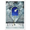 Rafal Olbinski, "Magical Transparency of Time" Limited Edition Hand Pulled Original Lithograph, Numbered and Hand Signed with Letter of Authenticity.