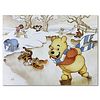 Mike Kupka "Snow Days" Limited Edition on Canvas from Disney Fine Art, Numbered 45/80 and Hand Signed with Letter of Authenticity
