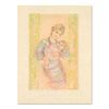 Edna Hibel (1917-2014), "Fair Alice and Baby" Limited Edition Lithograph on Rice Paper, Numbered and Hand Signed with Certificate of Authenticity.