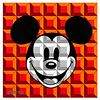Tennessee Loveless, "Red 8-Bit Mickey" Limited Edition on Canvas from Disney Fine Art, Numbered and Hand Signed with Letter of Authenticity