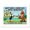 Wise Quackers, Gun Numbered Limited Edition Giclee from Warner Bros. with Certificate of Authenticity.
