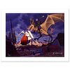 Eowyn And The Nazgul Limited Edition Giclee on Canvas by The Brothers Hildebrandt. Numbered and Hand Signed by Greg Hildebrandt. Includes Certificate 