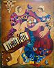 Dorit Levi- Original Painting on CanvasÂ  "Musical DuoÂ "