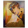 Arbe, "Adore You" Hand Signed Original Painting on Canvas with Letter of Authenticity.