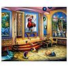 Alexander Astahov, "Modern Room" Hand Signed Limited Edition Giclee on Canvas with Letter of Authenticity.