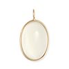A MOONSTONE PENDANT in 14ct yellow gold, set with an oval cabochon cut moonstone of 14.05 carats,...