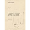 Michael Jackson Typed Letter Signed and &#39;Thriller Party&#39; Glove Invitation