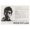 Bob Dylan Extremely Rare 1964 San Francisco Concert Poster