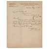 U. S. Grant Letter Signed