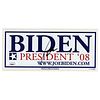 Joe Biden Signed Bumper Sticker