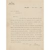 Nikola Tesla Typed Letter Signed on Induction Coil Experiments