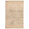 Montesquieu Letter Signed to William Warburton