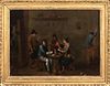 TAVERN CARD GAME OIL PAINTING