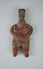 Pre-Columbian~ Colima Sculpture of a Standing Woman~ 300 BC to 300 AD