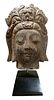 Antique Chinese Carved Stone Bust of Guan yin~ Bodhisattva of Compassion