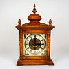 Vintage P.F. Bollenbach Mantle Walnut Clock