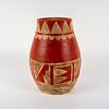Vintage Mexican Large Earthenware Painted Vase
