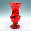 Czech Art Glass Spatter Vase