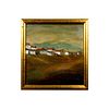 Heeg Signed Oil Painting on Canvas Panel, Peaceful Moment