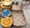 Four Box Lot of Large Glass and Dinner Ware