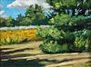 Ron Donoughe 2002 painting Field of Flowers 