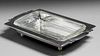 Dirk van ErpÂ Hammered Copper Silver-Plated Serving Tray c1930s