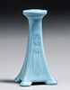 Rookwood Pottery Matte Blue Single Candlestick 1917