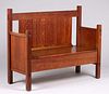 Lifetime Furniture Co Hall Bench c1910