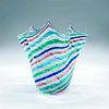 La Fenice Murano Art Glass Handkerchief Vase