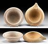 Two Roman Buffware Pottery Bowls