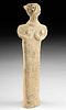 Syro-Hittite Pottery Semi-Nude Female Idol Figure