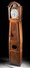 18th C. French Grandfather Wood Clock, King Louis XIV
