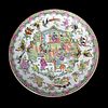 Large Chinese Rose Medallion Charger