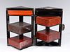 Vintage Japanese Lacquered Bento Tower