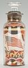 Andrew Clemens Labeled Sand Art Bottle, Flag Design