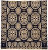 Kentucky Jacquard Coverlet by Dennis Cosley, 1860
