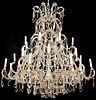Continental Maria Teresa Style Tiered Crystal Chandelier