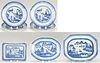 10 Assorted Chinese Export Canton Porcelain Dinnerware Items, incl. Tureens