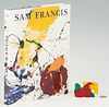 Sam Francis, Miniature Abstract Painting plus Book w/ Lithograph