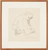 Scarce Kathe Kollwitz Lithograph, Young Mother with Infant