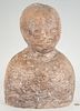 Olen Bryant, Large Ceramic Bust with Closed Eyes