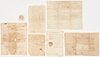 6  Tennessee / NC Documents, 1791-1826, incl. Governor Signed Land Grants