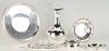 6 Sterling Hollowware Pieces, incl. Spritzer & Furhrmann Modernist Silver Ewer