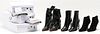 3 Pairs of Christian Dior Black Ankle Boots,  incl. Huggy, Optic D, Savane