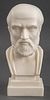 After the Antique, Alabaster Bust of Hippocrates