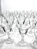 Lot of 24 pieces of Saint Louis Lozere France Crystal drinking glasses