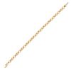 TIFFANY & CO, A DIAMOND JAZZ BRACELET in 18ct yellow gold, comprising a line of round brilliant c...